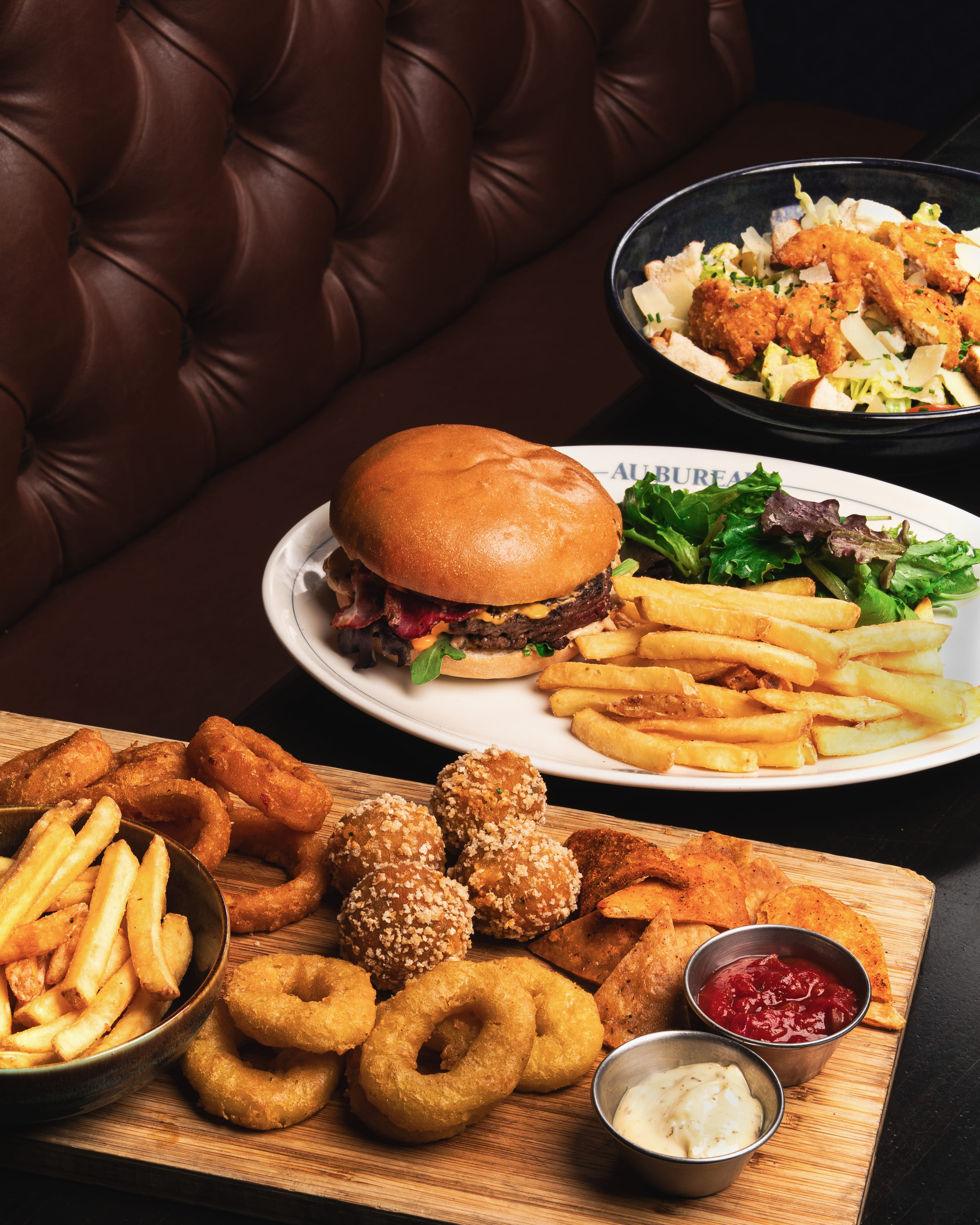 finger food original ab burger caesar crispy chicken pe 25